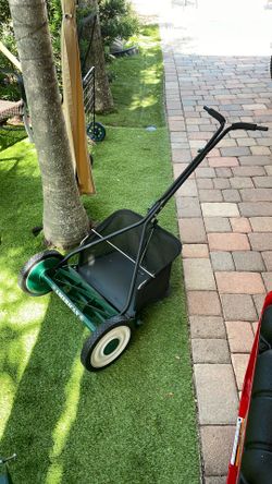 Push mower no gas needed