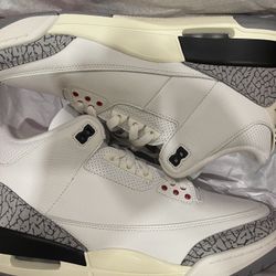 Ds Jordan 3 White Cement Reimagined Sz 11.5