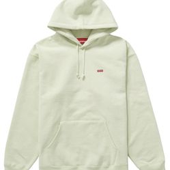 Supreme Small Box Hooded Sweatshirt (SS22) Pale Green Size XXL