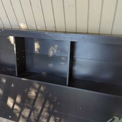 Queen Size Headboard With Shelves 