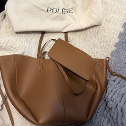 Brown Cyme Polène Shoulder Bag