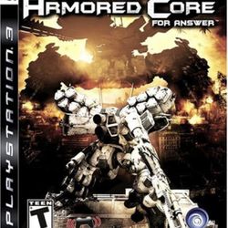 Armored Core For Answer PS3 PlayStation 3 Game MINT CONDITION RARE