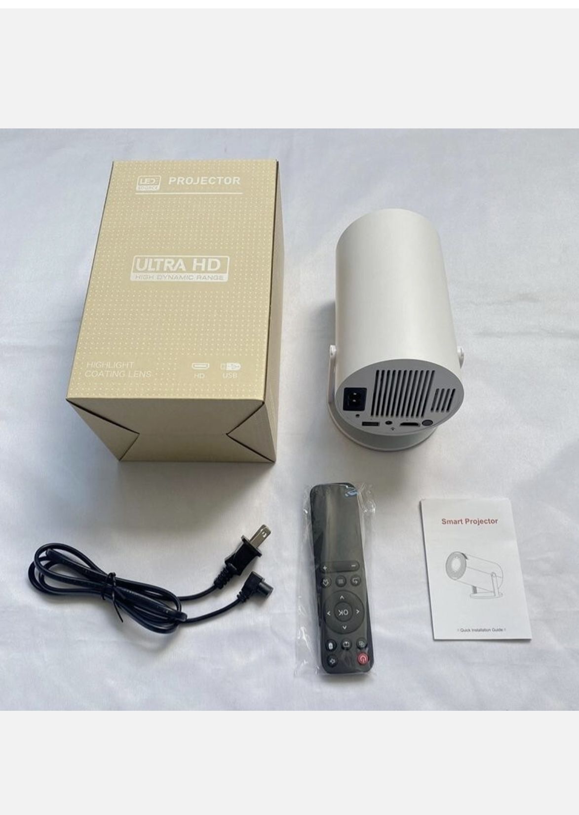 4k Multimedia Smart Projector With Speakers $40