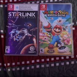 Mario+rabbids Kingdom Battle And Starlink Nintendo Games