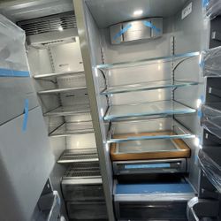 2023 Built In KitchenAid Side By Side 48” Refrigerator LED Lighting 