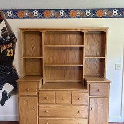 Dresser Bookcase Hutch