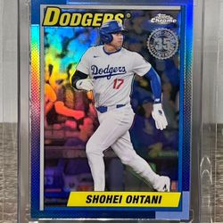 2025 Topps Chrome Shohei Ohtani 1990 35th Anniversary Refractor #90CB-7 🔥