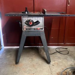 Craftsman 10 Inch Tablesaw And Radial Arm Saw