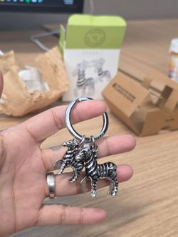 Zebra Keychain METALMORPHOSE KEYCHAIN