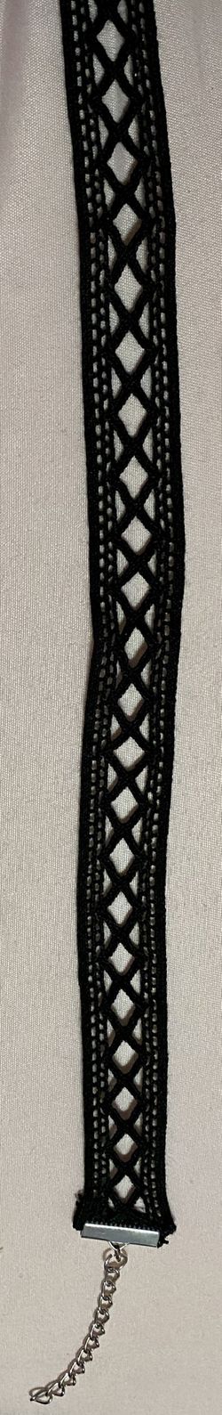 Black crochet