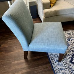Indigo Blue Living Room Chair