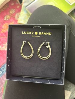 Lucky brand silver earrings