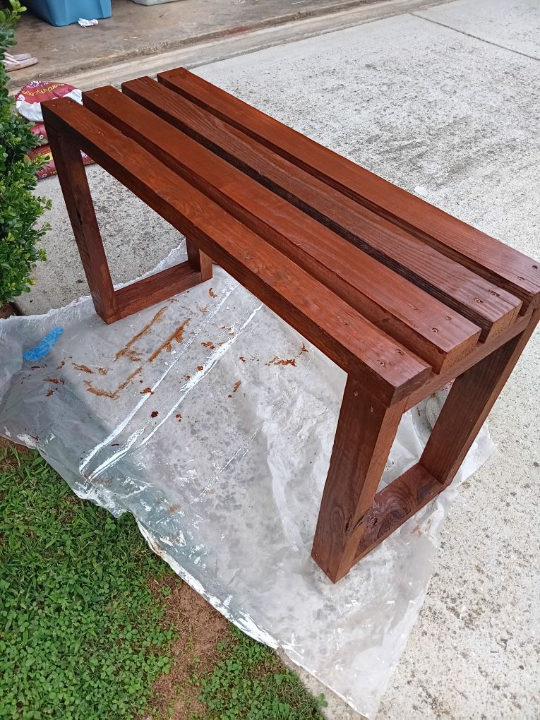 Wood Bench