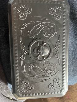 Black Embossed Dragon Phone Case
