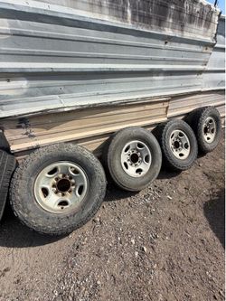 2000-2010 Chevy Silverado 2500HD 16” inch wheels and tires - 8 Lug