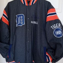 Black Friday Deal  Detroit Tigers Wool Reversible Jackets 
