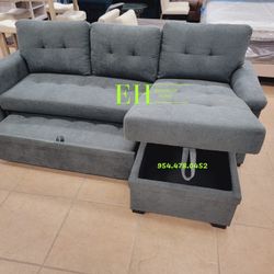 Sleeper Sectional Sofa 84x54 New Pull Out Bed Sleeper