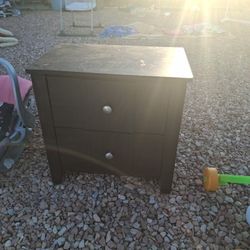 Nightstand Dark Brown