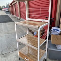 Kitchen Microwave/ Utilities Cart