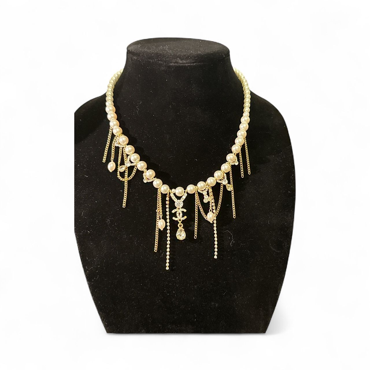 Pearl Dangle Necklace CcA4534