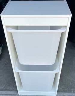 IKEA shelf w/bins