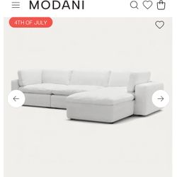 5pc Cloud Couch Sectional 