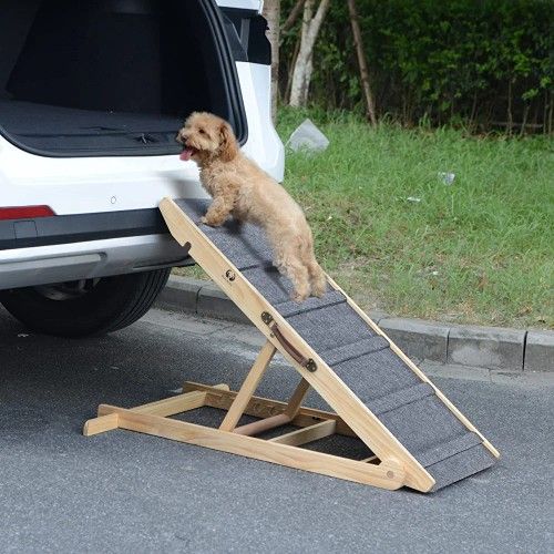 Folding Portable Wooden Pet Ramp