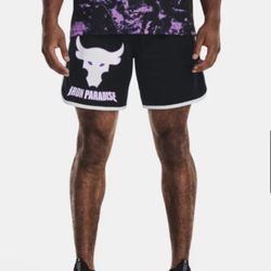 Under Armour Men's Project Rock Disrupt Mesh Shorts New