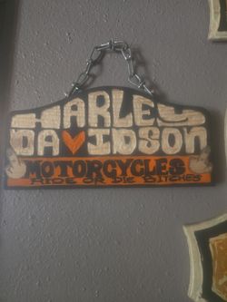 Harley Davidson wall art