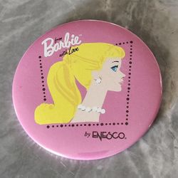 Vintage From Barbie with Love Pink Pin by Enesco