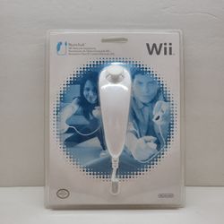 Nintendo Wii Nunchuk White Remote OEM Factory Sealed Brand NEW
