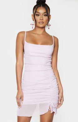 Lilac Pink Mini Dress