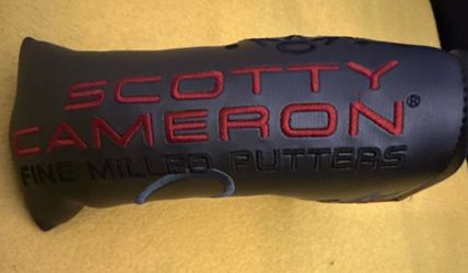 Scotty Cameron Titleist Super Putter Head Cover Black/Blue Golf 1pc