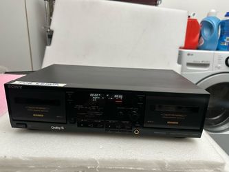 Sony TC-WR635S Stereo Cassette Deck FOR PARTS REPAIR ONLY