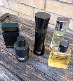 Burberry/ Armani Code/ Tom Ford/ Dolce Gabbana Colognes.