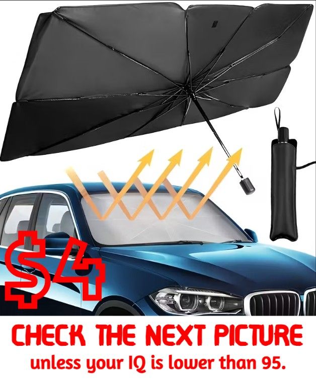 (NEW) Car Windshield Umbrella