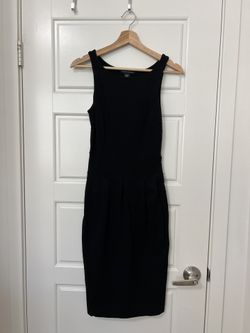Banana Republic Fitted Black Dress