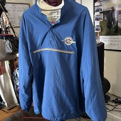 Disneyland Resort ‘Outdoor Adventures- Golden State’ Mens Fleece lined Blue Jacket - Size XL