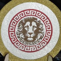 Lion Laser Engraved Mirror