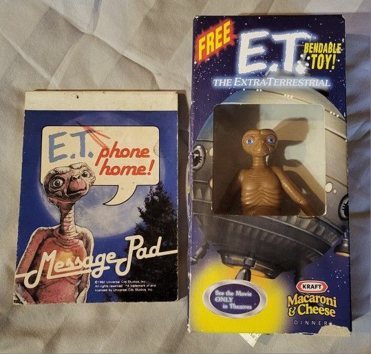 E.T. Kraft Bendable and Message Pad