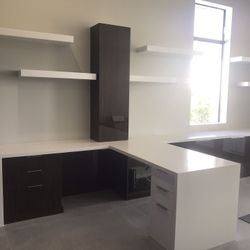 Costume offices and entertainment rooms, cabinets, carpenter