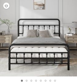 Metal Platform Bed Frame, Full Size