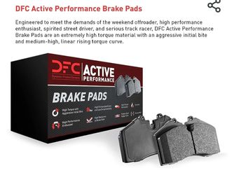 HONDA●DFC DYNAMIC FRICTION ACTIVE PERFORMANCE FRONT BRAKE PADS ●BRAND NEW●HONDA PILOT, RIDGELINE, ODYSSEY●