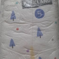 Brand New Original Kirkland Diapers, Size 5
