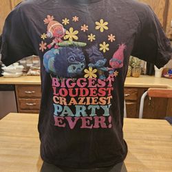 Dreamworks Trolls "Biggest Loudest Craziest Party Ever!" T-Shirt