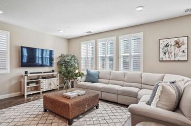 La-Z-Boy dual recliner couch