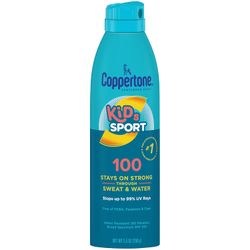 Coppertone Kids SPORT Sunscreen Spray for Kids SPF 100, 5.5 OZ