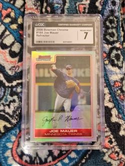 2006 Bowman Chrome Joe Mauer Auto 