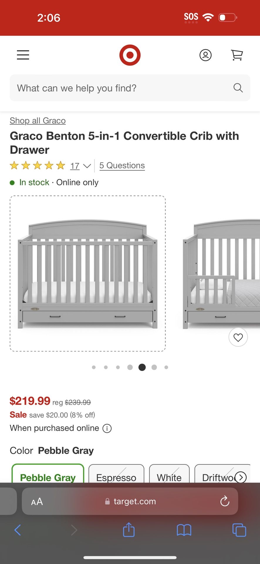 Graco Baby Crib