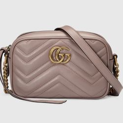 Gucci Marmont Mini in Dusty Pink